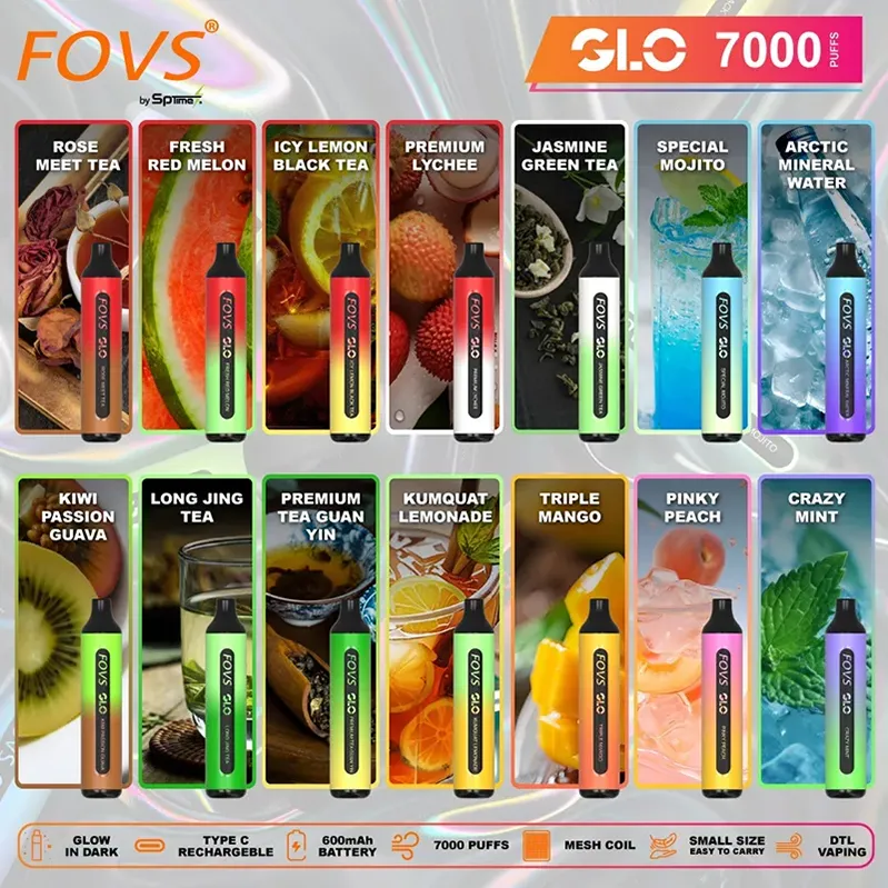 SP2S GLO 7000口｜3%濃度｜15款口味
